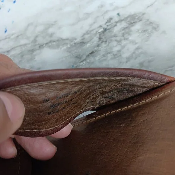 FRYE Womens Fiona Slide Cross Strap Dress Sandals Brown Leather Size 7M - Picture 12 of 14